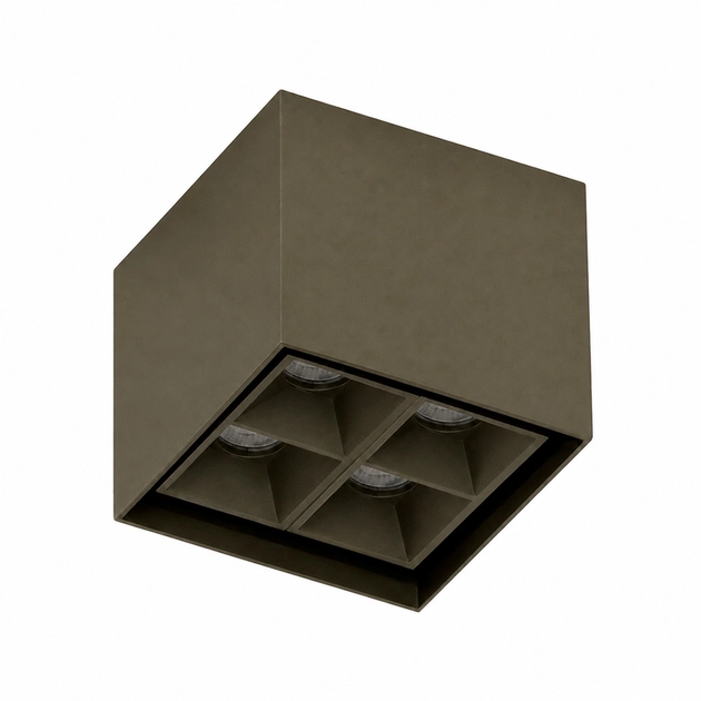 Plafon Led De Sobrepor Aluminio 8w 36 2700k Pixel
