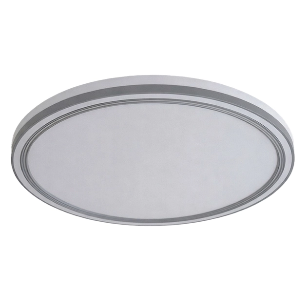 Plafon Led De Sobrepor Cinza 31w Multitemperatura Genova