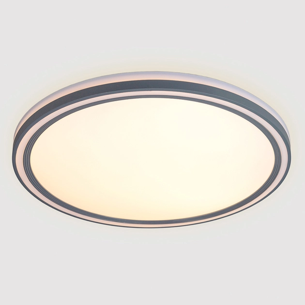 Plafon Led De Sobrepor Cinza 45w Multitemperatura Genova