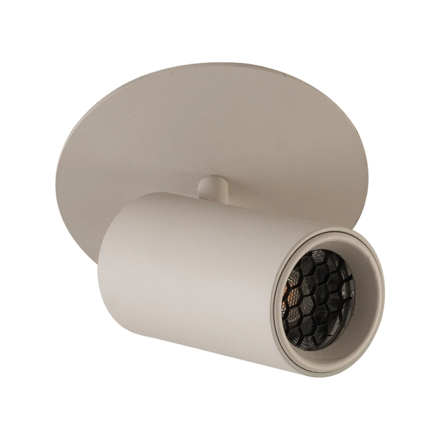 Spot Led Aluminio Areia Com Honeycomb 4w 3000k 24 Fit10