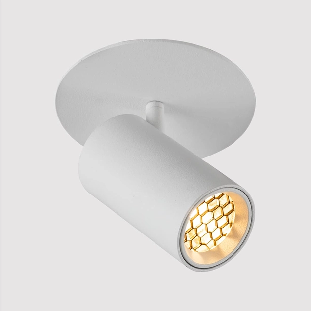 Spot Led Aluminio Com Honeycomb 4w 2700k 24 Fit10