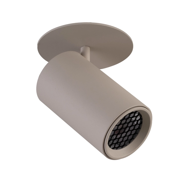 Spot Led Aluminio Areia Com Honeycomb 7w 2700k 24 Fit10