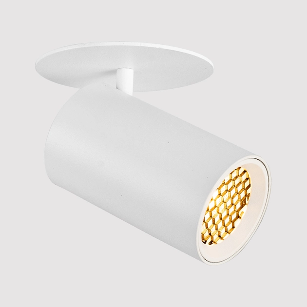 Spot Led Aluminio Com Honeycomb 7w 3000k 24 Fit10