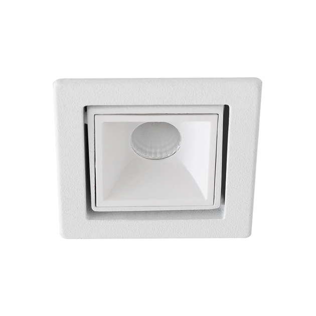 Plafon Led De Embutir Aluminio Branco 3w 34 2700k Picco