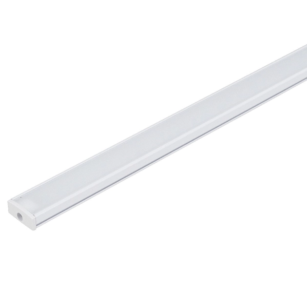 Perfil De Sobrepor Slim Aluminio Branco Para Fita Led 3m