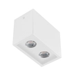 Plafon De Sobrepor Aluminio 10x5,5cm Piccolo - BRANCO