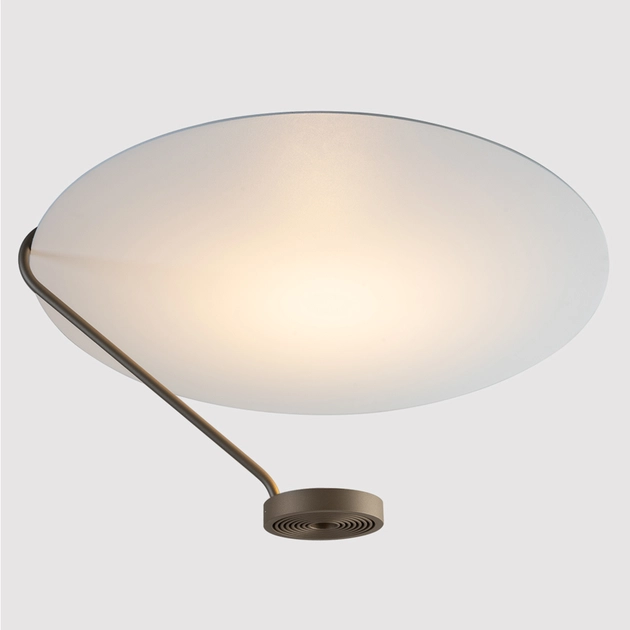 Plafon Led De Sobrepor 12w 2700k 48x23cm Vinil