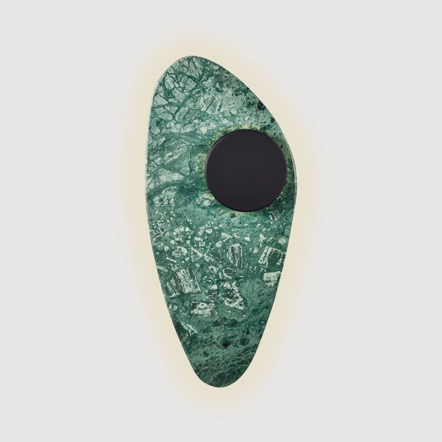 Arandela Led Verde 127v Ip62 3000k Bolle Rock Form Flux