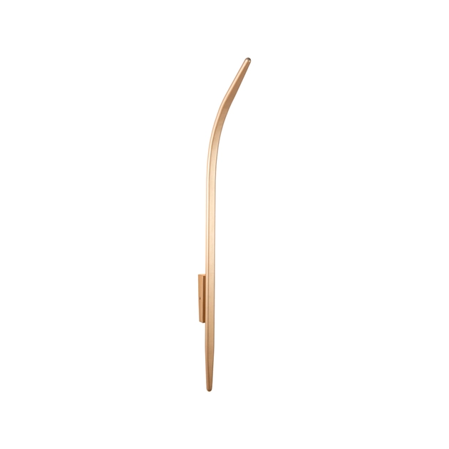 Arandela Led Aluminio Dourado 10,8w 127v Ip62 2700k Line G
