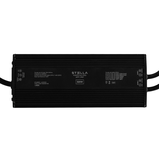 Driver Preto 320w Ip67 24v Pro
