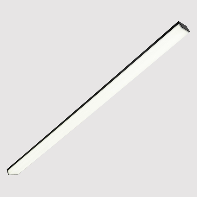 Plafon Led Sobrepor Preto 32w 140 5000k Plane