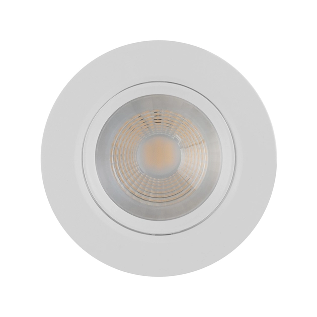 Plafon Led De Embutir Abs Branco 7w 3000k Easy