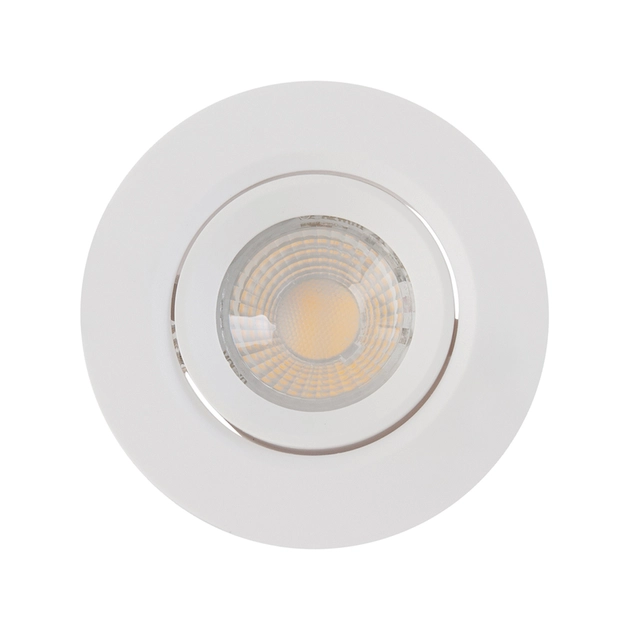 Plafon Led De Embutir Abs Branco 3w 3000k Easy