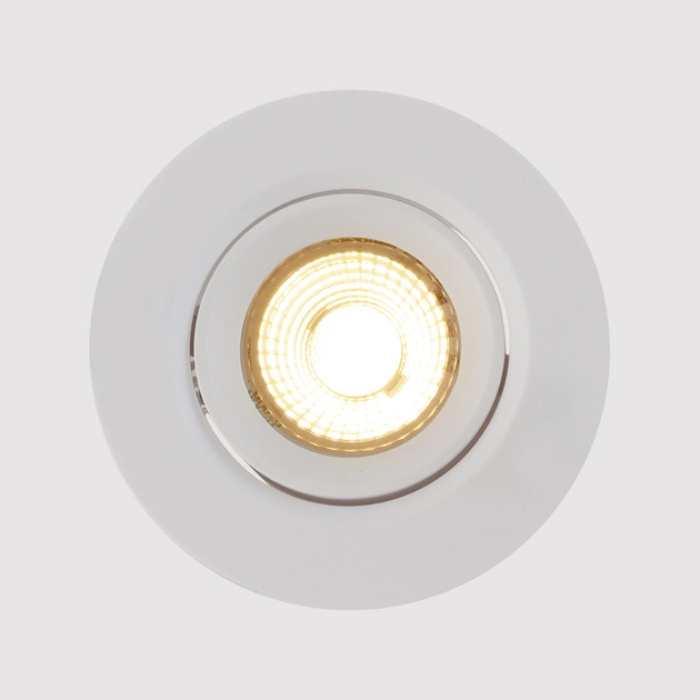 Plafon Led De Embutir Abs Branco 3w 3000k Easy