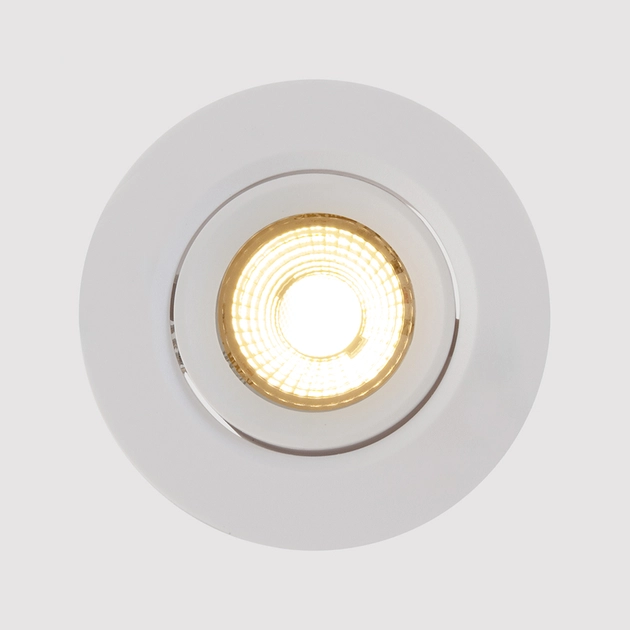 Plafon Led De Embutir Abs Branco 4,5w 3000k Easy