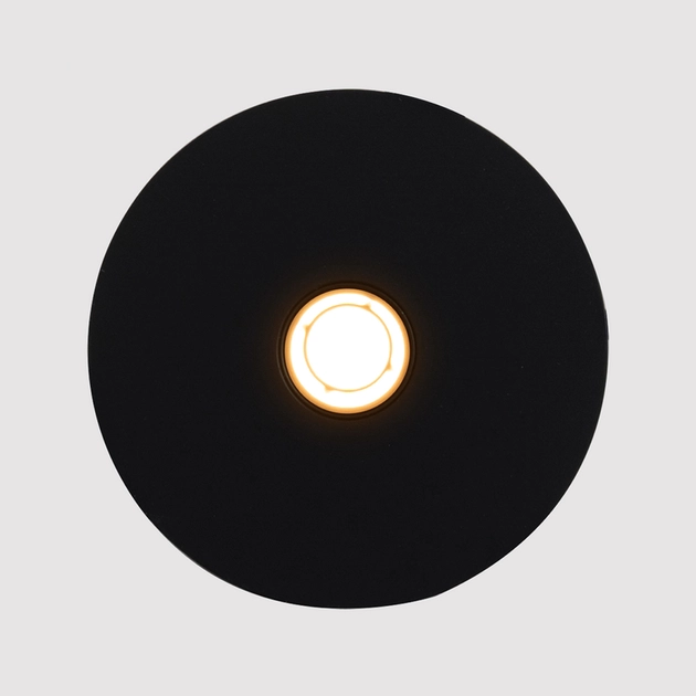 Plafon Led De Embutir Aluminio Preto 7w 3000k Narrow