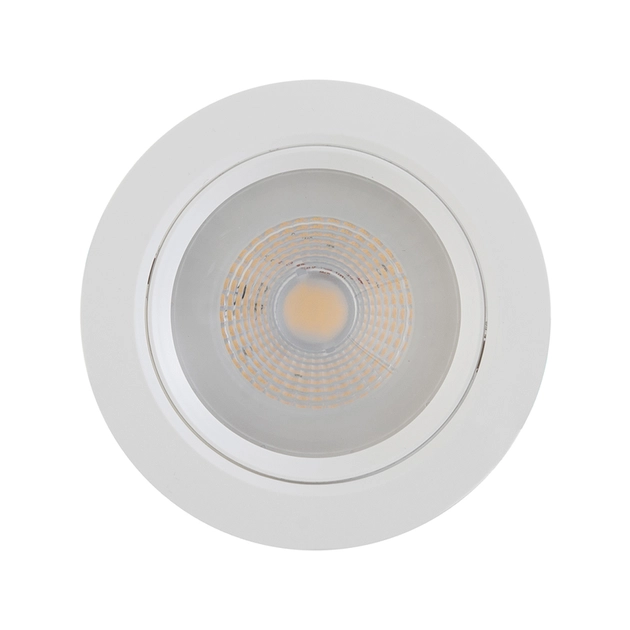 Plafon Led De Embutir Abs Branco 12w 3000k Easy