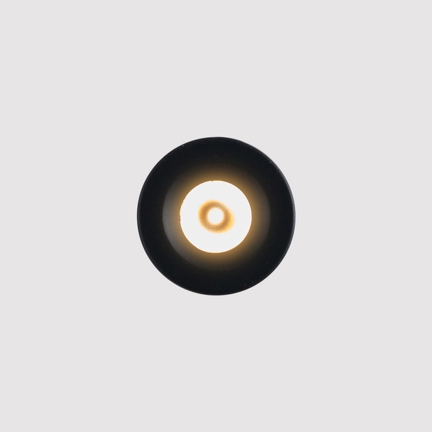 Plafon Led De Embutir Preto 1w 2700k 20 12v Mobili Micro