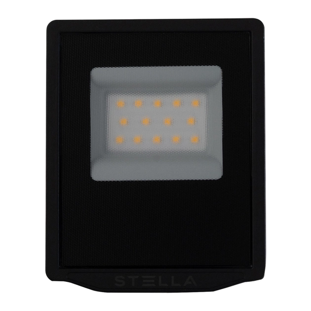 Projetor Led Aluminio Preto 10w 3000k 120 Ip66 Evo