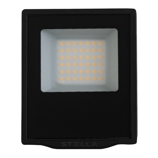 Projetor Led Aluminio Preto 30w 3000k 120 Ip66 Evo