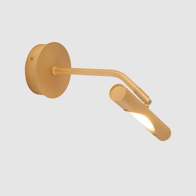 Arandela Led Aluminio Champanhe 10w 3000k Incanto