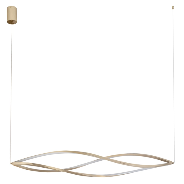 Pendente Led Aco Dourado 65w 3000k Infni