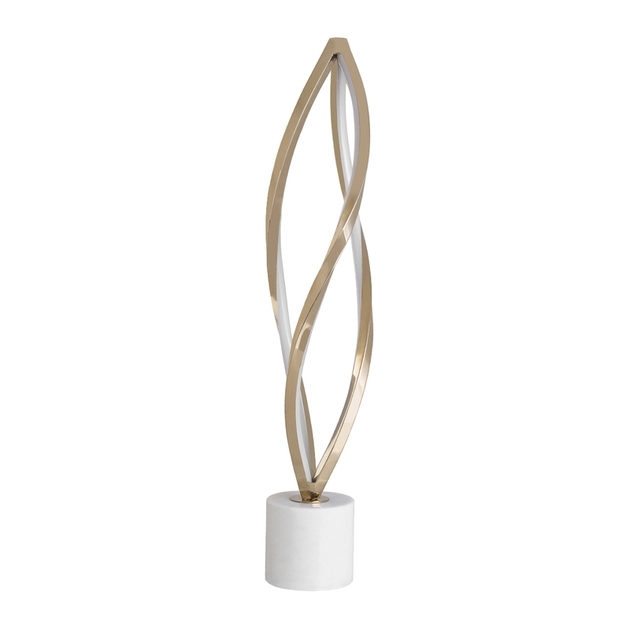 Luminaria De Mesa Led Dourado 20w 3000k Infini
