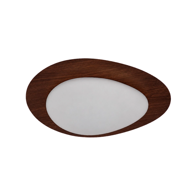 Plafon Led De Sobrepor Amadeirado 18w 3000k Africa