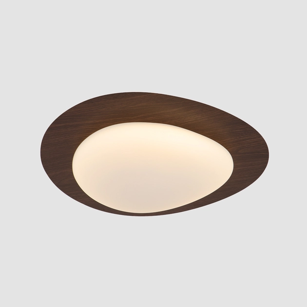 Plafon Led De Sobrepor Amadeirado 18w 3000k Africa