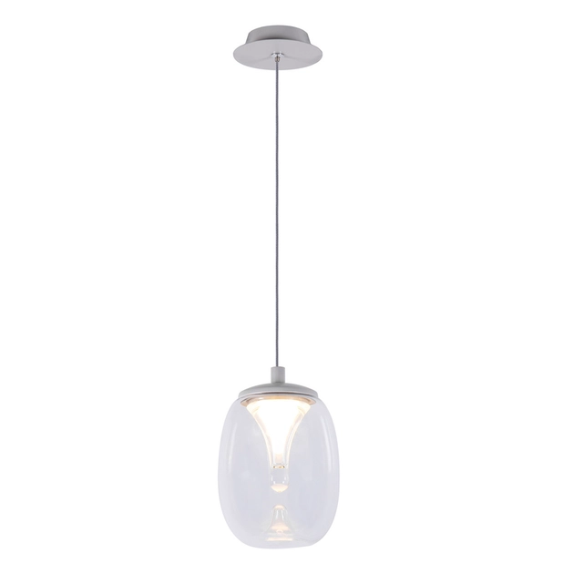 Pendente Led Vidro E Aluminio 5w 2700k Mini Zug