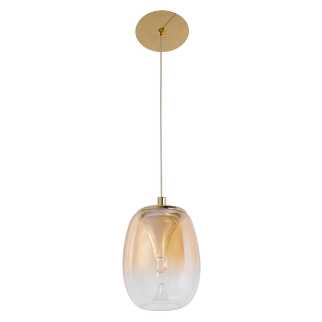 Pendente Led Vidro E Aluminio 5w 2700k Mini Zug