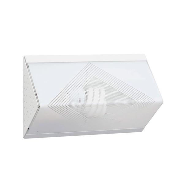 Arandela Plafon Acrilico Branco 8x13cm