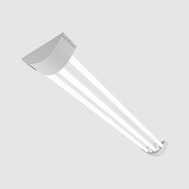 Plafon Led Sobrepor Triplo Luz Branca 120cm Barcelona
