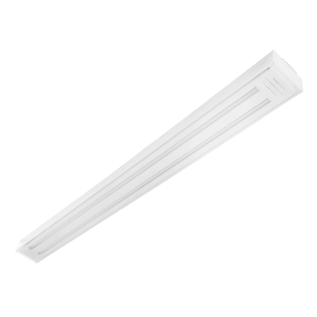 Plafon Led Sobrepor Duplo Tubular Luz Branca Valencia 120cm