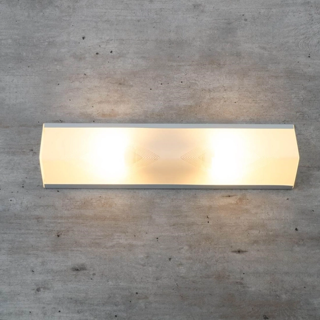 Arandela Aluminio Branco 50x13cm