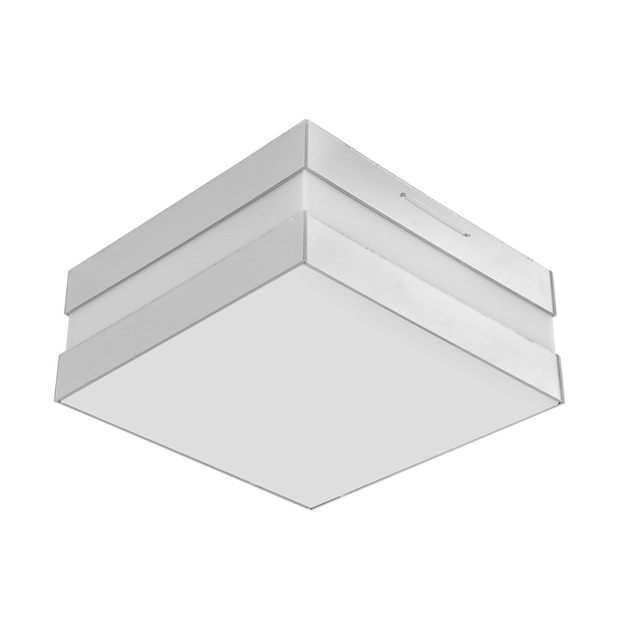 Plafon Sobrepor Aluminio Branco Espelhado 20w 18cm