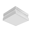 Plafon Sobrepor Alumínio Branco Espelhado 20w 18cm
