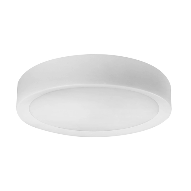 Plafon De Sobrepor Aluminio Branco 40cm Ring