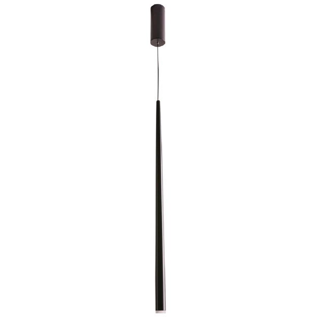 Pendente Led Metal Aluminio Preto 5w 3000k Chuvisco