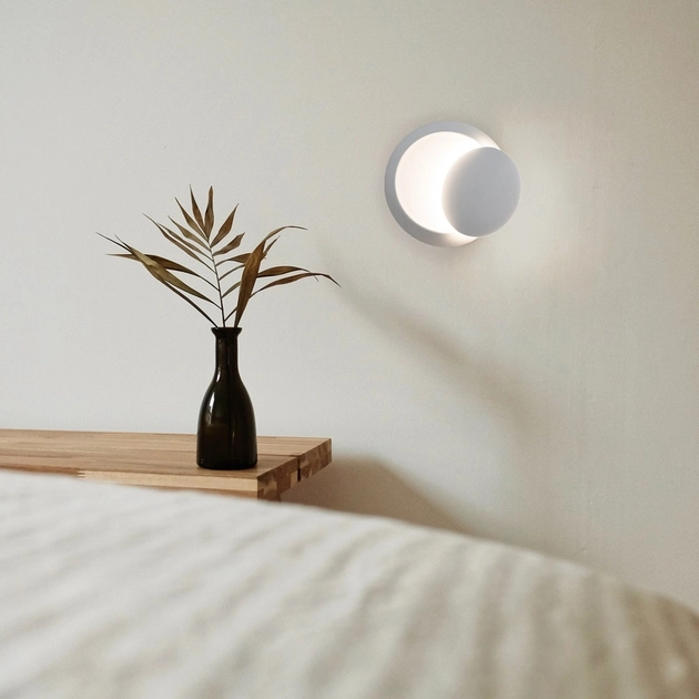 Arandela Led Metal Aluminio Branco 5w 3000k Slide