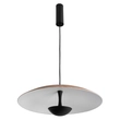 Pendente Led Alumínio Preto Freijó 24w 3000k Shimeji