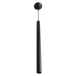 Pendente Alumínio Preto 59,5xø4cm Lisse I