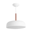 Pendente Alumínio Branco E Cobre Ø29cm Victoria