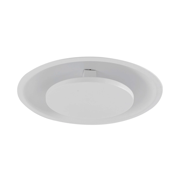 Plafon Led De Embutir Aluminio Branco 24w 127v 2700k Iris