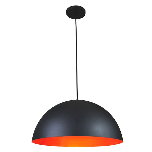 Pendente Aluminio Preto Cobre 48cm