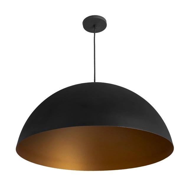Pendente Aluminio Preto Dourado