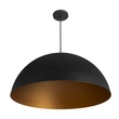 Pendente Alumínio Preto Dourado