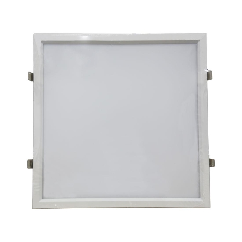 Plafon Led Embutir Quadrado Aluminio 32w Luz Amarela Sky P8637849