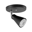Spot Sobrepor Alumínio Preto 12cmxø12cm