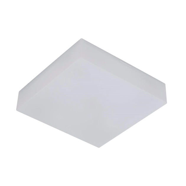 Plafon Sobrepor Quadrado Acrilico Branco 36cm Valencia